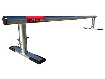 ZX Street Grind Rail- Chrome- 3 Adjustable Heights, Easy to